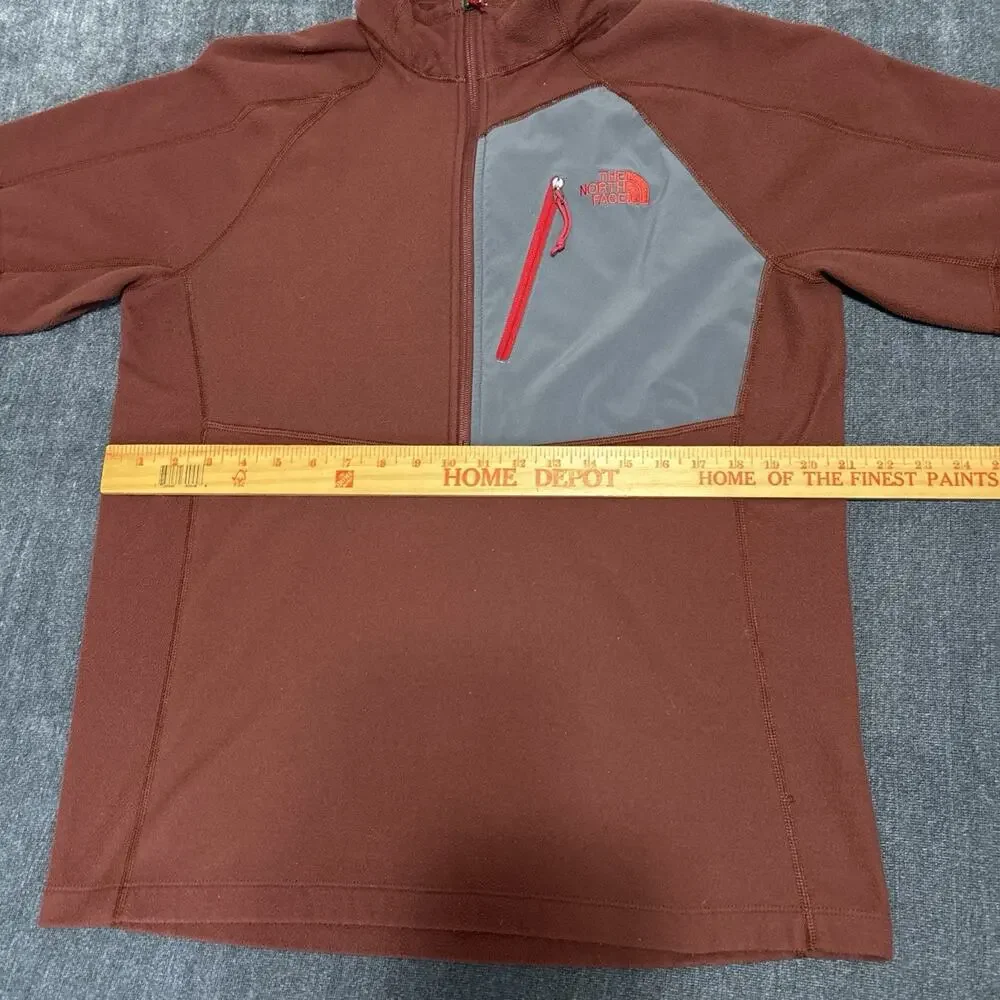 The North Face Tech 100 1/2-Zip Red Pullover Sweater Men's Large Flash Dry